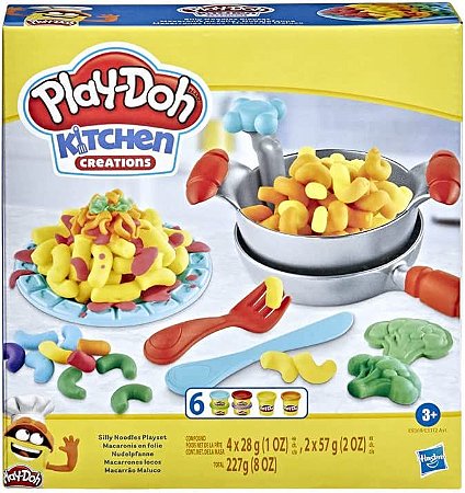 Massinnha Play-Doh Kitchen Macarrão Maluco E9369 Hasbro