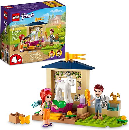 Lego Friends Estábulo para o Banho dos Pôneis 41696