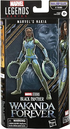 Boneco Marvel Legends Black Panther Wakanda Nakia F3676 Hasbro