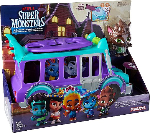 Super Monsters Ônibus Monstrinhos Hasbro Super Soaker E5224