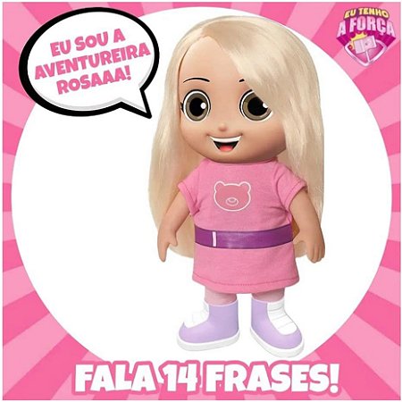 Boneca Jessica Neto Aventureira Rosa NovaBrink 1081