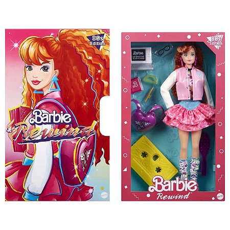 BONECA BARBIE REWIND EDIÇÃO DOS ANOS 80 HBY13
