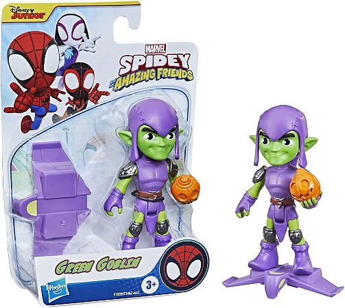 Mini Boneco e Veículo - Marvel - Spidey e Seus Amigos - Spidey e Carro  Aranha - Hasbro