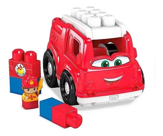 Fisher Price Mega Blocks Caminhão de Bombeiro GGC81 Mattel