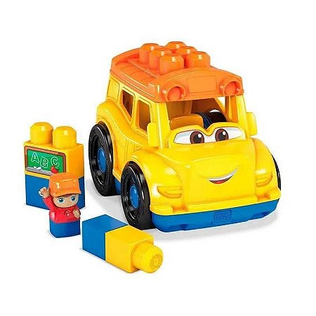 Fisher Price Mega Blocks Ônibus Escolar Mattel GGC81