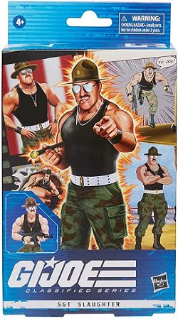 Boneco Gi Joe Classified Series Sgt Slaughter F4555 Hasbro