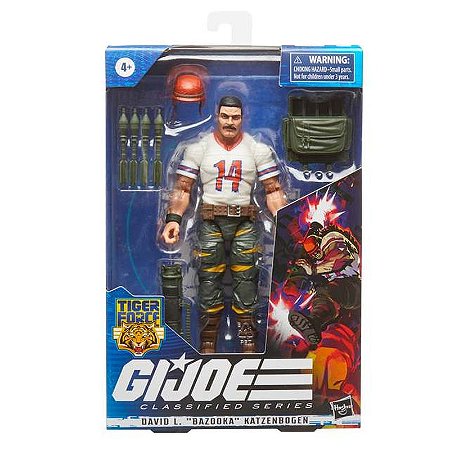 Boneco Gi Joe Classified David L. "Bazooka" Hasbro F4756