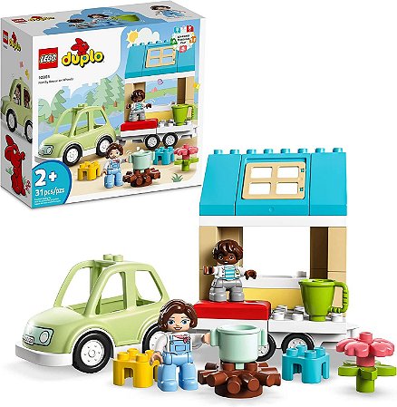 Lego Duplo Casa de Família Sobre Rodas 10986