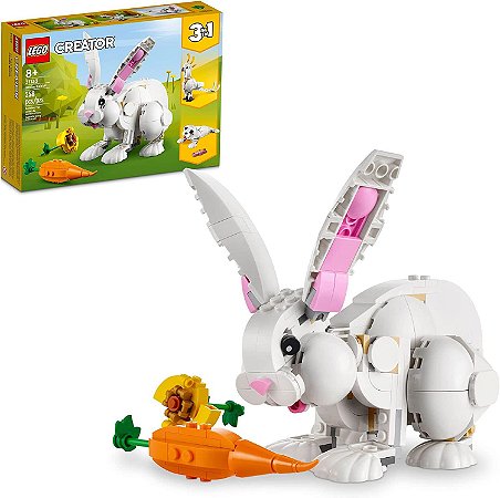 Lego Creator 3 em 1 Coelho Branco 31133