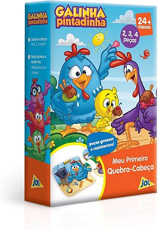 Meu Primeiro Quebra-Cabeça Galinha Pintadinha Toyster 2744