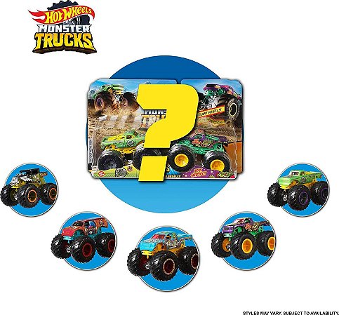 Hot Wheels Monster Trucks 1:64 Pack c/ 2 Sortido FYJ64