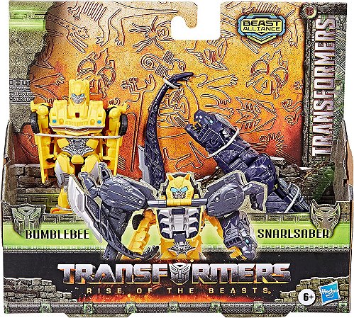 Transformers Beast Combiners Bumblebee e Snarlsaber F4617 Hasbro