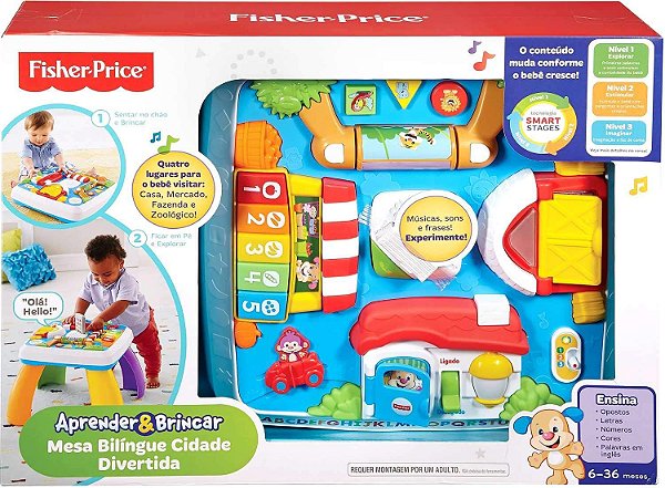 FISHER PRICE MESA DE ATIVIDADES PASSEANDO PELA CIDADE DRH45
