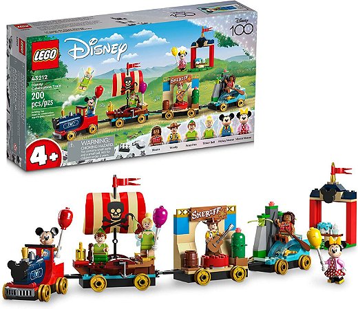 Lego Disney Trem de Celebração da Disney 43212