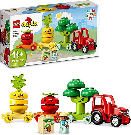 Lego Duplo Meu Primeiro Trator de Frutas e Vegetais 10982