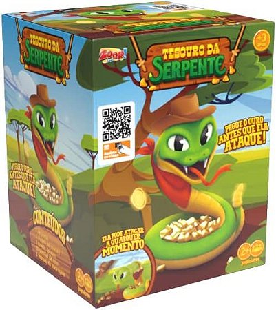 Jogo Tesouro Da Serpente Brinquedo Divertido - Zoop Toys em