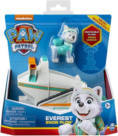 Patrulha Canina Veículo com boneco Everest de 6cm Sunny 2726
