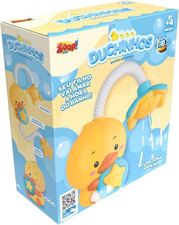 Ducha de Banho Infantil Patinho Zoop Toys ZP01035