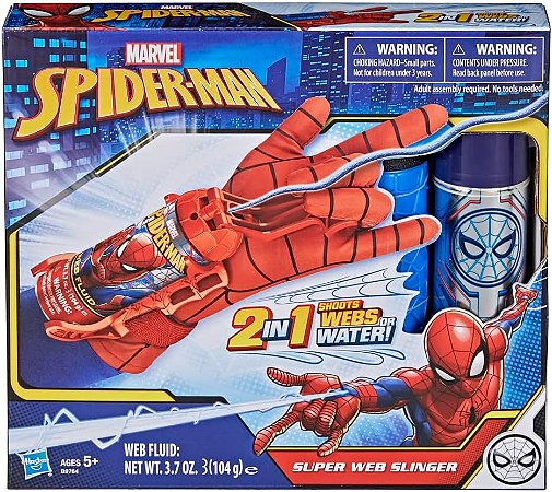 Lançador Marvel Spider Man Web Slingers 2 em 1 B9764 Hasbro