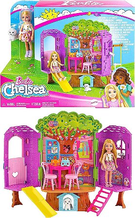 Barbie Filme Conjunto Chelsea e Casa da Árvore Mattel HPL70