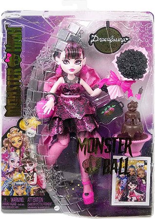 Boneca Monster High Draculaura Monster Ball Mattel HNF68