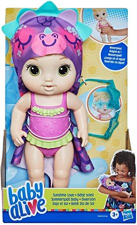 Boneca Baby Alive Bebê Dia de Sol Loira Hasbro F2568