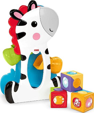 Zebra Blocos Surpresa Fisher Price Mattel CGN63