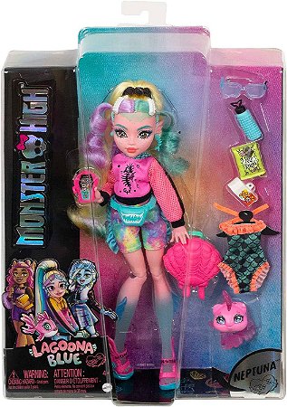 Boneca Monster High Lagoona Moda Mattel HHK55 - Star Brink Brinquedos