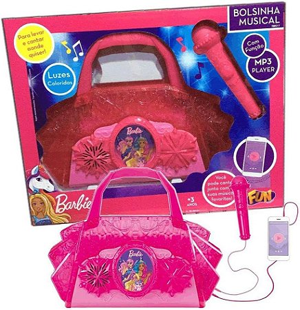Barbie Bolsinha Musical Dreamtopia C/ Função MP3 Fun F00577