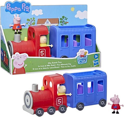 Peppa Pig Peppa’s Adventures Trem da Senhora Coelho F3630 Hasbro