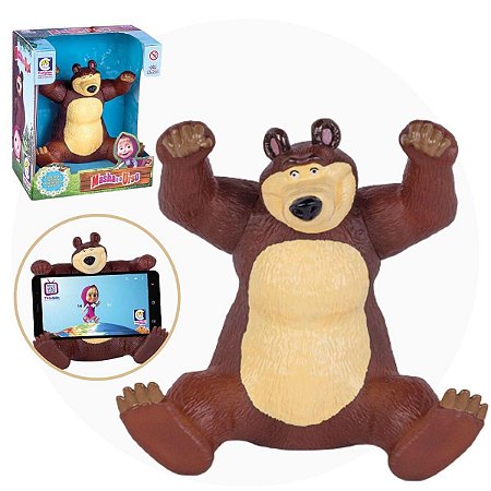 Boneco Masha e o Urso-Urso Vinil Cotiplás 2466