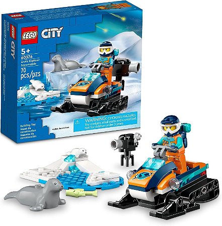 Lego City Moto de Neve de Exploração Ártica 60376