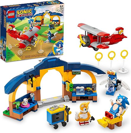 Lego Sonic Oficina do Tails e Avião Tornado 76991