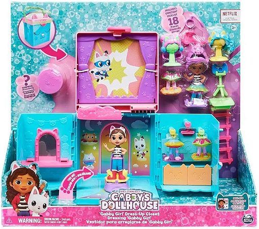 Gabby's Dollhouse Closet Arco-íris da Gabby Sunny 3639
