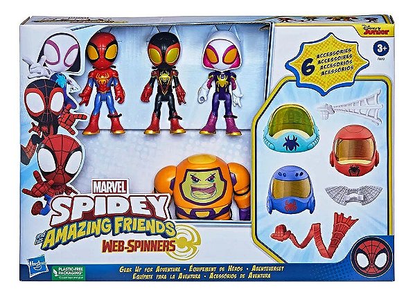 Mini Boneco - 10 cm - Spidey and His Amazing Friends - Iron Man - Hasbro