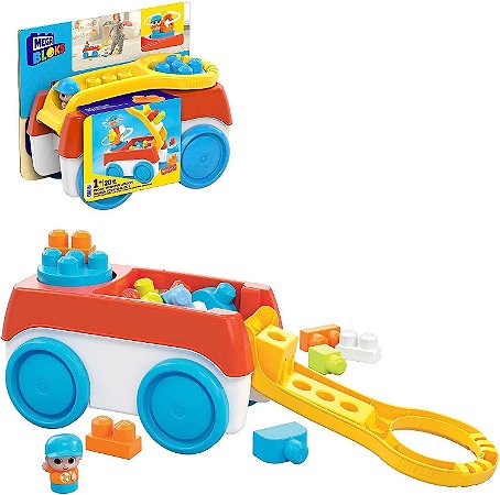 Mega Bloks Core Vagão Giratório de Blocos Mattel HHN00