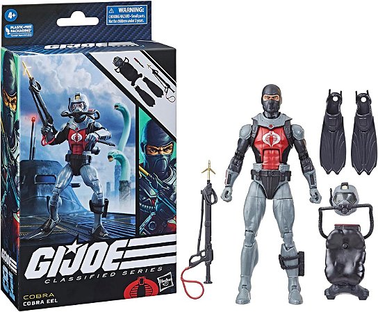 Boneco G.I. JOE Classified Series Cobra Eel Hasbro F7742