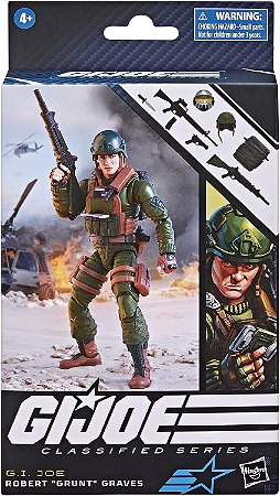Boneco G.I. JOE Classified Series Robert "Grunt" Graves F7470 Hasbro