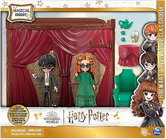 Playset Sala De Advinhacao com Professora Trelawney e Harry