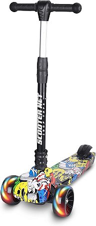 Patinete Dobrável Scooter Net Grafite Menino Zoop ZP01099