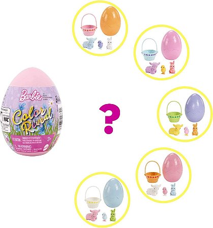 Barbie Color Reveal Pet de Páscoa Sortido Mattel HCC74