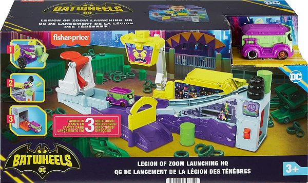 Fisher Price Batwheels Conjunto Pista Legion of Zoom Mattel