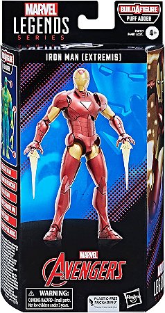 Boneco Marvel Legends Series Iron Man(Extremis) F6617 Hasbro