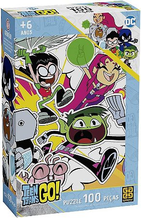 QUEBRA-CABEÇA P100 TEEN TITANS GO GROW 4531