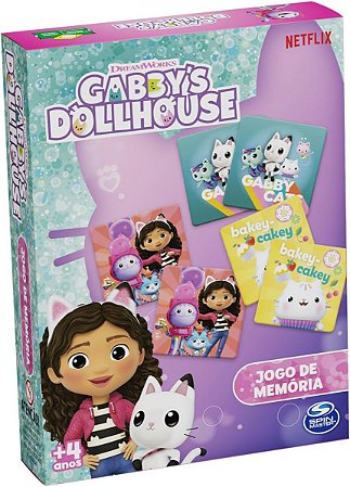 JOGO DA MEMÓRIA GABBY'S DOLLHOUSE GROW 4375