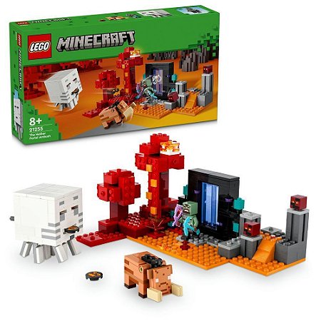 Lego Minecraft Emboscada do Portal do Nether 21255