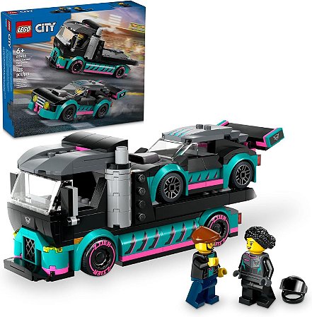 Lego City Carro de Corrida e Caminhão Transportador 60406