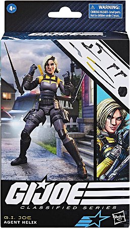 Boneco G.I. JOE Classified Series Agent Helix Hasbro F7717