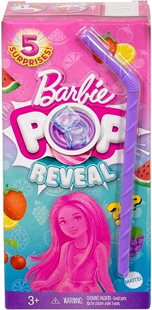 Barbie Pop Reveal Série de Frutas Chelsea Surpresa Mattel HRK58