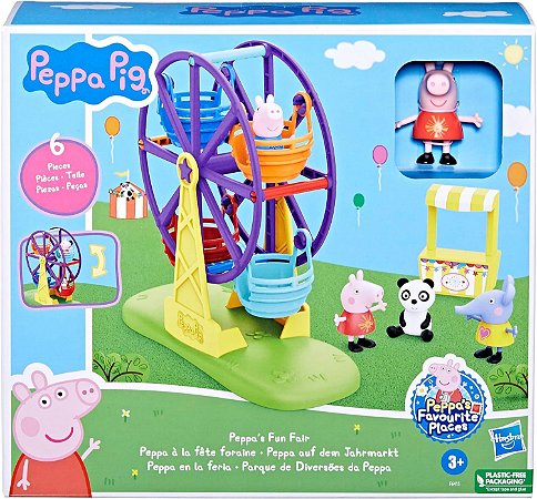 Peppa Pig Parque de diversões com roda gigante F6415